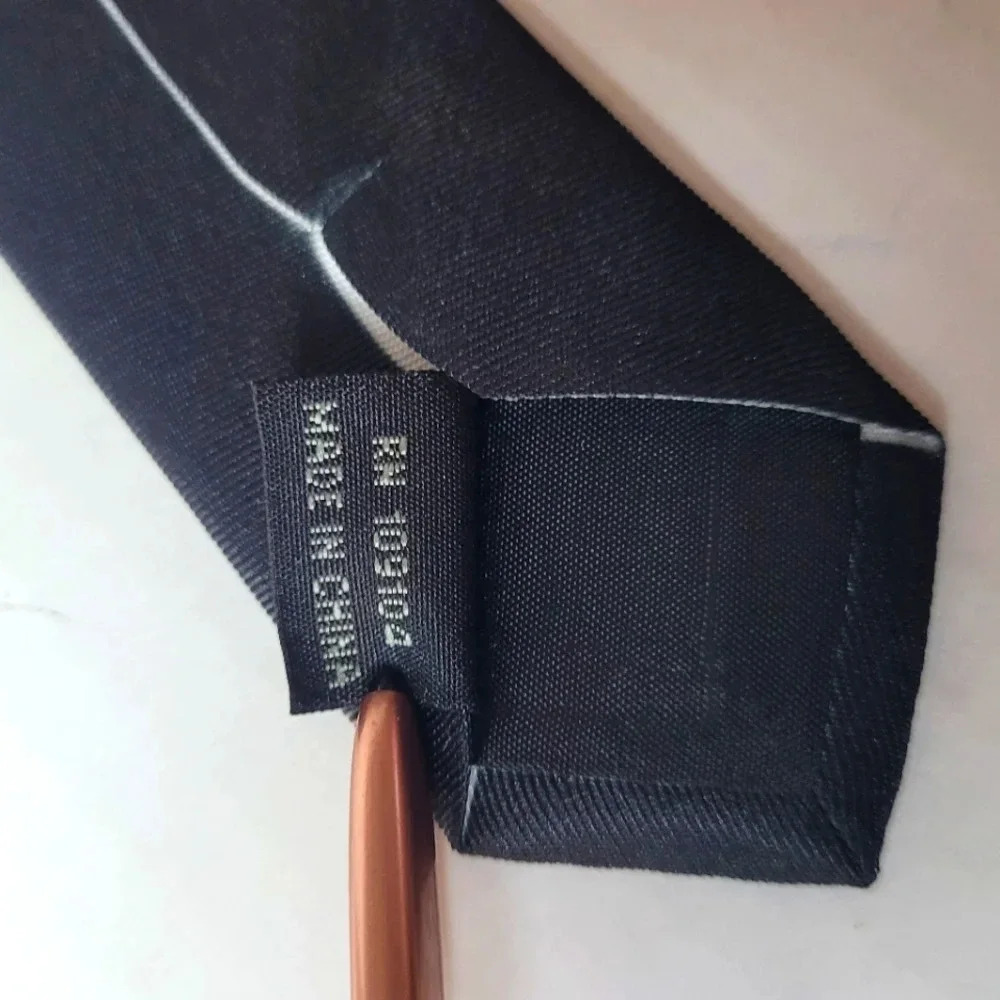 THREE ROOKER Men's Necktie - Picture 6 of 8